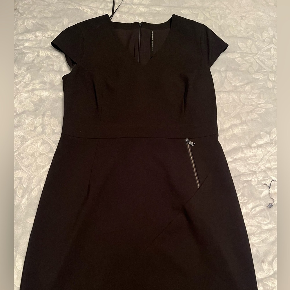 Andrew Marc Black Mini Dress